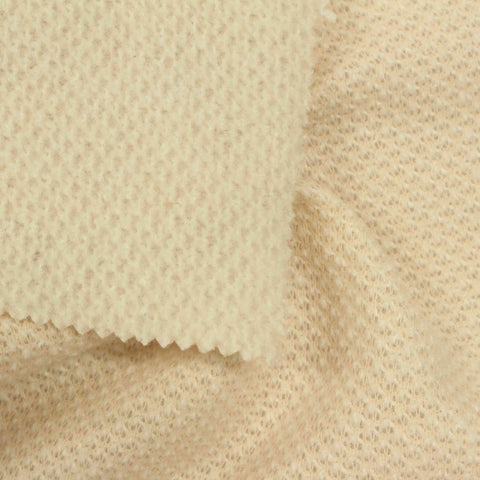 Jacquard 100% Polyester Knit Fabric, 228 gsm — Beige