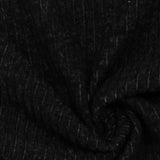 Light Grey Pinstripe Rib Knit, Polyester — photo 3