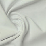 Polyester Stretch Sateen Fabric, 240 gsm, 150 cm — White — photo 3