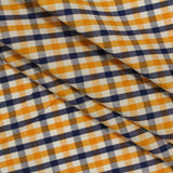 Navy Gingham Woven, Cotton — photo 3