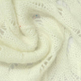 Cream Openwork Chunky Knit, Polyester — photo 3