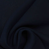 100% Polyester Linen-Look Fabric, 115 gsm, 150 cm — Navy — photo 3