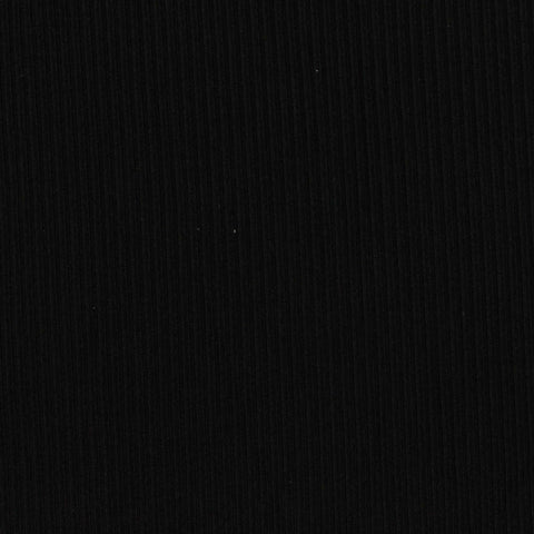 Polyester Stretch Milk Silk Knit Fabric, 275 gsm, 180 cm — Black