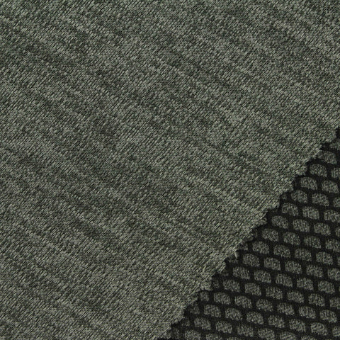 Dark Grey Textured-Honeycomb Jacquard, Polyester