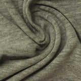Heathered Green-Grey Marl Jersey Knit, Viscose — photo 3