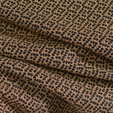 Jacquard 100% Polyester Knit Fabric, 232 gsm, 164 cm — Brown — photo 3