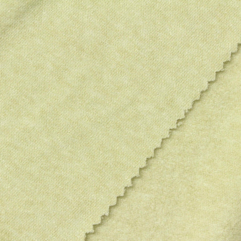 Light Green Marl French Terry, Viscose-Poly