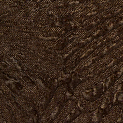 Brown Tone-on-Tone Interlock Knit, Polyester