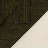 Dark Olive Marl Jersey Knit, Cotton-Poly — photo 3