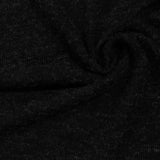 Black Marl Linen-Look, Polyester — photo 3