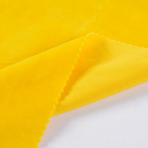 Fleece Fabric, 173 cm — Yellow