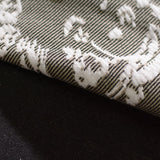 White Abstract Jacquard, Polyester — photo 3