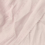 Pale Pink Small-Diamond Rib Knit, Cotton — photo 3