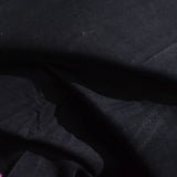 Brushed 100% Cotton Twill Fabric, 189 gsm — Black — photo 3