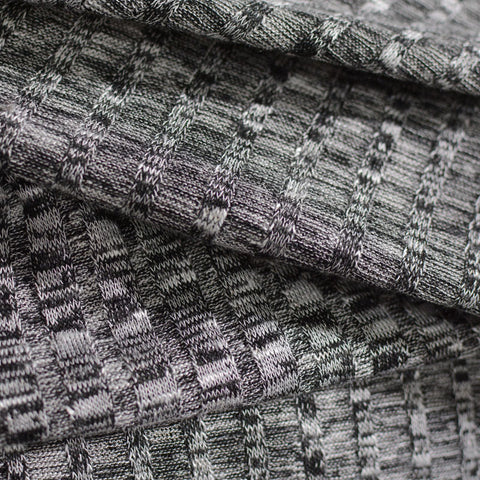 Black Marl Knit, 280 gsm, 165 cm