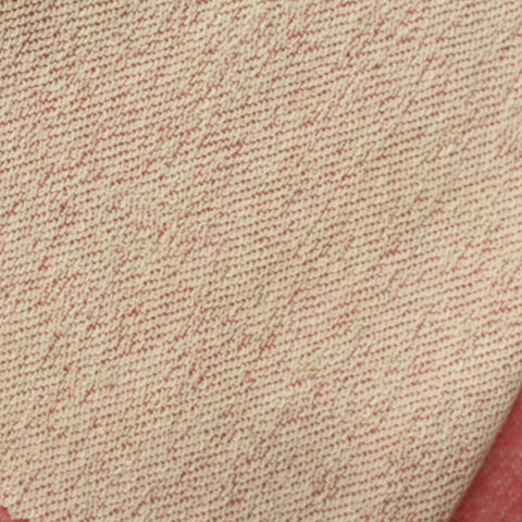 Pink Marl French Terry, Cotton-Poly, 240 gsm