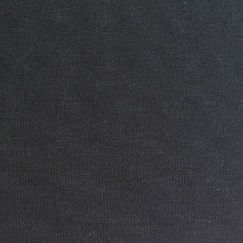 Polyester Stretch Scuba Knit Fabric, 360 gsm, 162 cm — Black