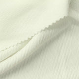 100% Polyester Birdseye Knit Fabric, 250 gsm, 152 cm — White — photo 3