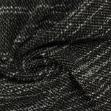 Black Marl Interlock Knit, Polyester — photo 3