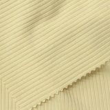 Polyester Viscose Stretch Rib Knit Fabric, 260 gsm, 150 cm — Yellow — photo 3
