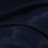 Navy Tone-on-Tone Jacquard, Viscose — photo 3