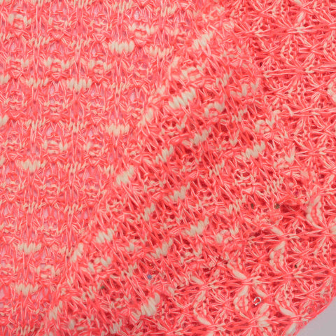 Jacquard Polyester Viscose Knit Fabric, 243 gsm, 157 cm — Red