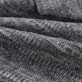 Black Marl Chunky Knit, Cotton-Poly — photo 3