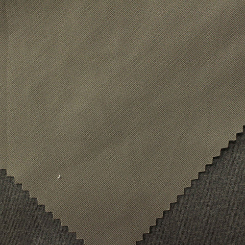 100% Polyester Interlock Knit Fabric, 248 gsm, 170 cm — Khaki