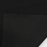 Polyester Stretch Linen-Look Fabric, 358 gsm — Black — photo 3