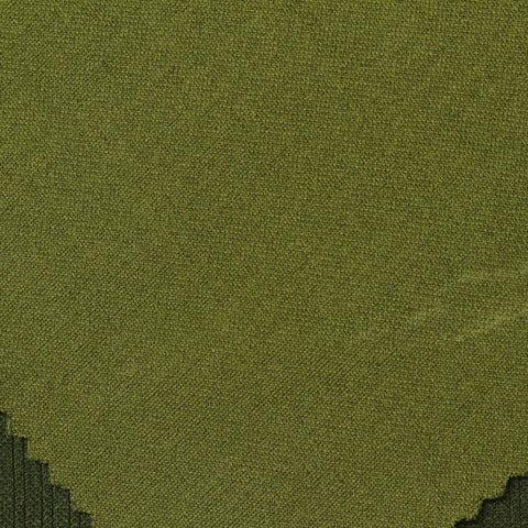 Dark Green Marl Rib Knit, Polyester, 247 gsm