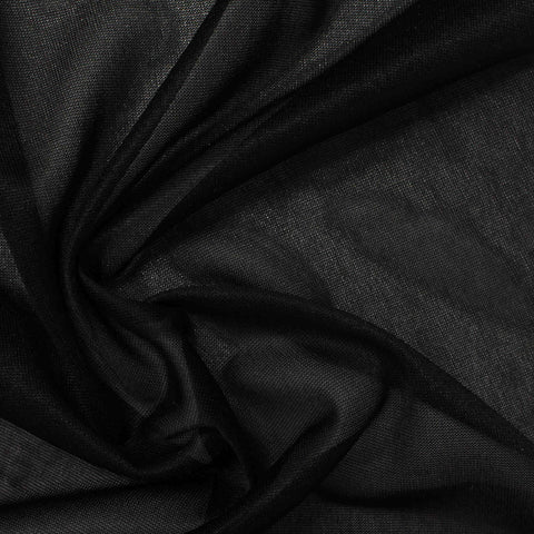 Dark Grey Marl Jersey Knit, Polyester, 75 gsm, 135 cm