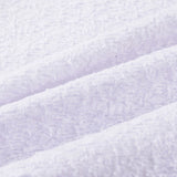 White Textured Interlock Knit, Polyester — photo 3