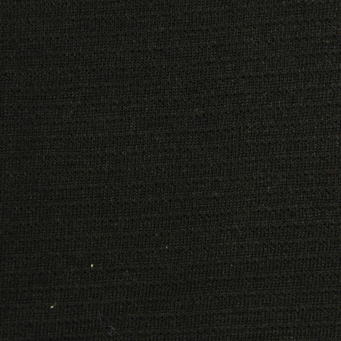 100% Polyester Knit Fabric, 435 gsm, 160 cm — Black
