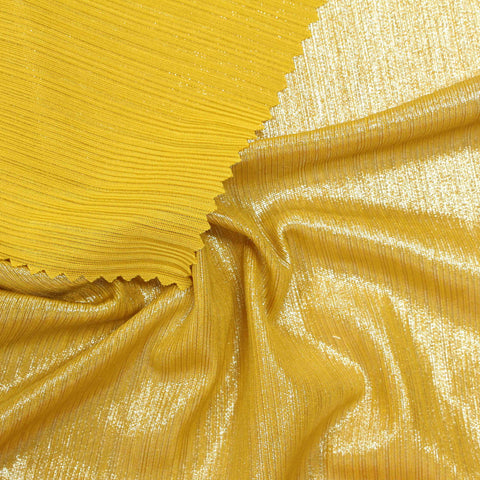 100% Polyester Jersey Knit Fabric, 168 gsm, 148 cm — Yellow