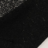 100% Polyester Linen-Look Fabric, 133 gsm, 145 cm — Black — photo 3