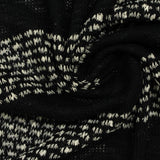 White Abstract Chunky Knit, Viscose-Poly — photo 3