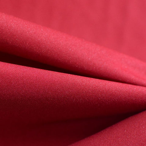 100% Polyester Woven Fabric, 307 gsm, 150 cm — Red