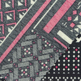 Pink Squares Jersey Knit — photo 3