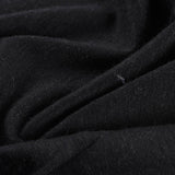 Polyester Viscose Interlock Knit Fabric, 190 gsm — Black — photo 3