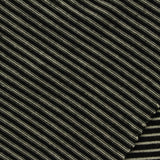 Black Horizontal-Stripe Jersey Knit, Viscose — photo 3