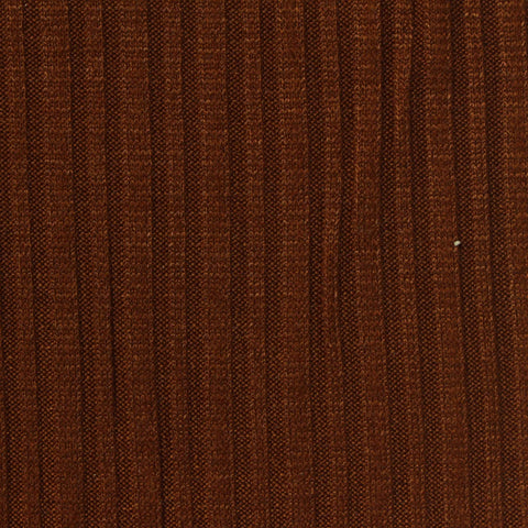 Polyester Stretch Rib Knit Fabric, 230 gsm, 153 cm — Brown