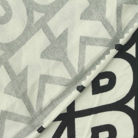 Jacquard Viscose Stretch Jersey Knit Fabric, 175 gsm, 180 cm — White