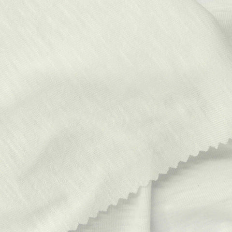 Jersey Knit Fabric, 150 gsm, 167 cm — White