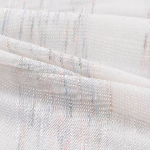 Light Blue Heathered-Marl Chunky Knit, Viscose-Poly, 106 gsm