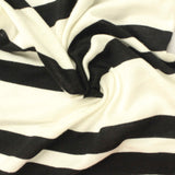 Black Stripes Knit, Viscose — photo 3