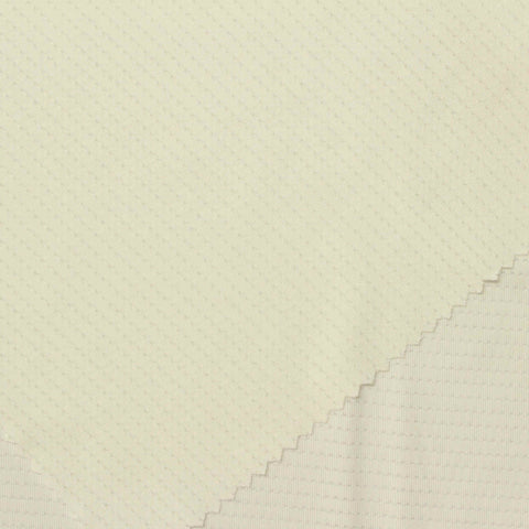 Polyester Stretch Birdseye Knit Fabric, 140 gsm, 160 cm — Beige