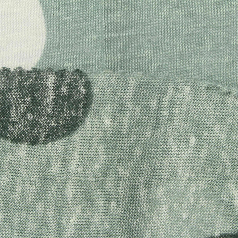 White Abstract Knit, Linen