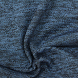 Blue Marl Fleece, Polyester — photo 3