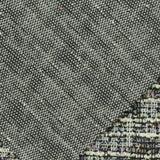 Jacquard Polyester Cotton Stretch Bouclé Fabric, 260 gsm, 156 cm — Black — photo 3