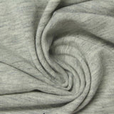 Light Grey Marl Jersey Knit, Polyester — photo 3